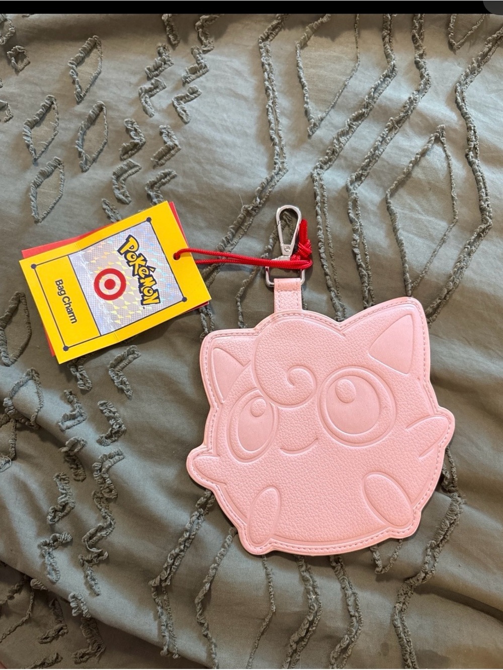 Pokemon Jigglypuff Pink Bag Charm - Target